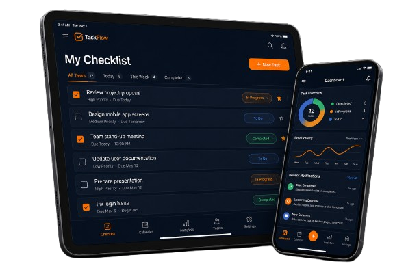 Aplikacja do zarządzania checklistami
